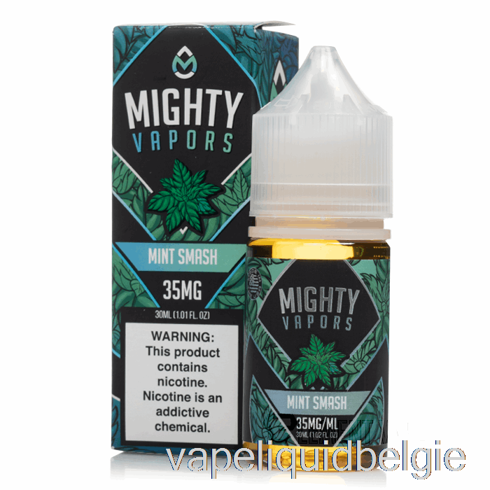 Vape Vloeibare Mint Smash - Machtige Zouten - 30ml 35mg